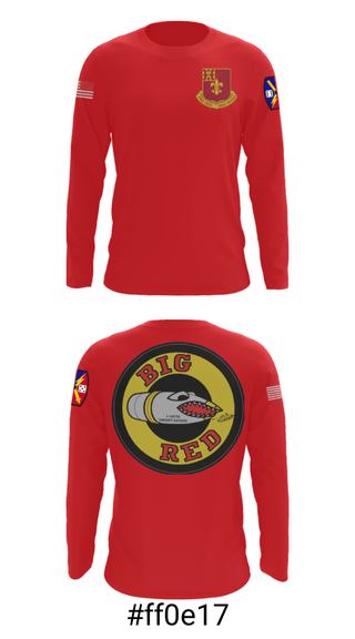 Long Sleeve Performance Shirt, 1-145 FA, National Guard, Teamtime, Team time, sublimation, custom sports apparel, team uniforms, spirit wear, spiritwear, sports uniforms, custom shirts, team store, custom team store, fundraiser sports, apparel fundraiser