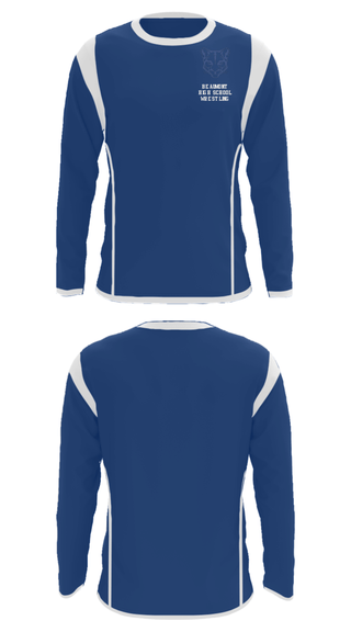 Long Sleeve Performance Shirt, Beaumont High School Wrestling, Wrestling, Teamtime, Team time, sublimation, custom sports apparel, team uniforms, spirit wear, spiritwear, sports uniforms, custom shirts, team store, custom team store, fundraiser sports, apparel fundraiser