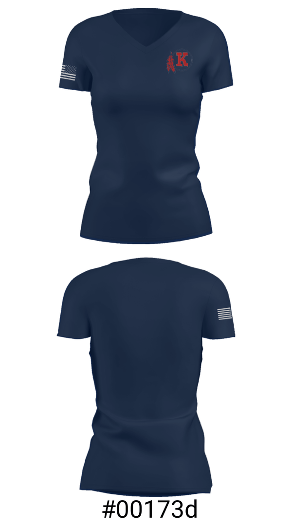 Women's Short Sleeve Vneck Shirt, Roy C Ketcham High School, Spirit Store, Teamtime, Team time, sublimation, custom sports apparel, team uniforms, spirit wear, spiritwear, sports uniforms, custom shirts, team store, custom team store, fundraiser sports, apparel fundraiser