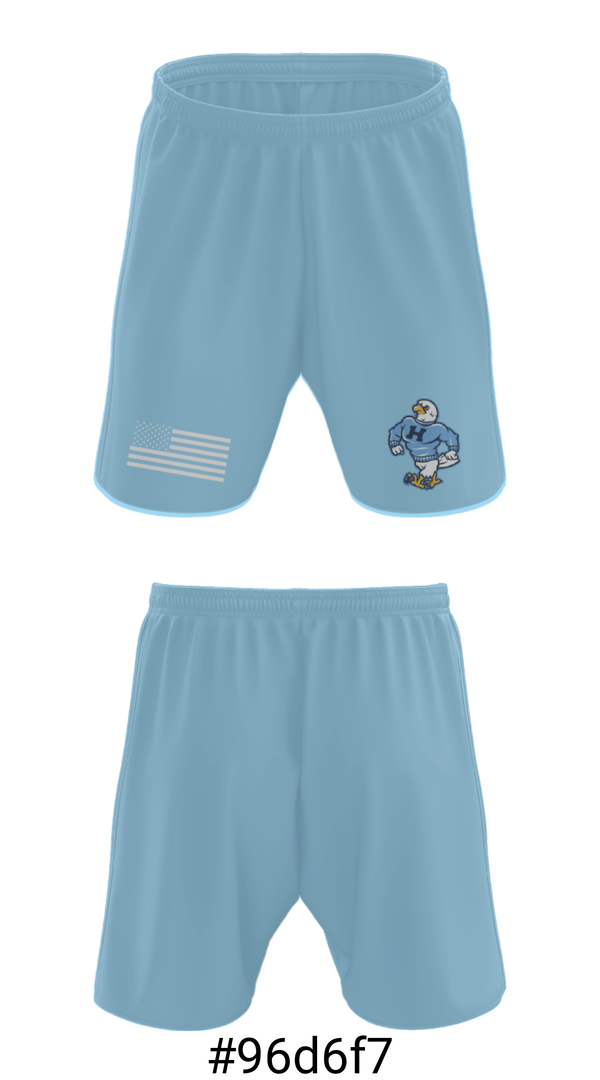 Athletic Shorts With Pockets, Hillcrest High School Basketball, Men's Basketball, Teamtime, Team time, sublimation, custom sports apparel, team uniforms, spirit wear, spiritwear, sports uniforms, custom shirts, team store, custom team store, fundraiser sports, apparel fundraiser