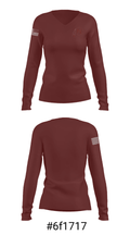 Northside High School Cross Country 12321025 Women's Long Sleeve V-neck Shirt - 20