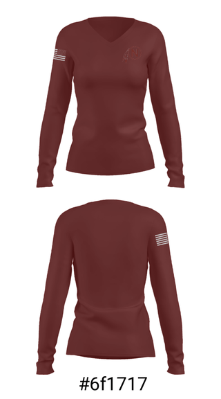 Women's Long Sleeve Vneck Shirt, Northside High School Cross Country, Cross Country, Teamtime, Team time, sublimation, custom sports apparel, team uniforms, spirit wear, spiritwear, sports uniforms, custom shirts, team store, custom team store, fundraiser sports, apparel fundraiser