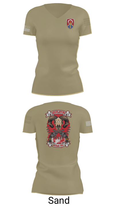 423 TC 57126457 Women's Short Sleeve V-neck Shirt - 43