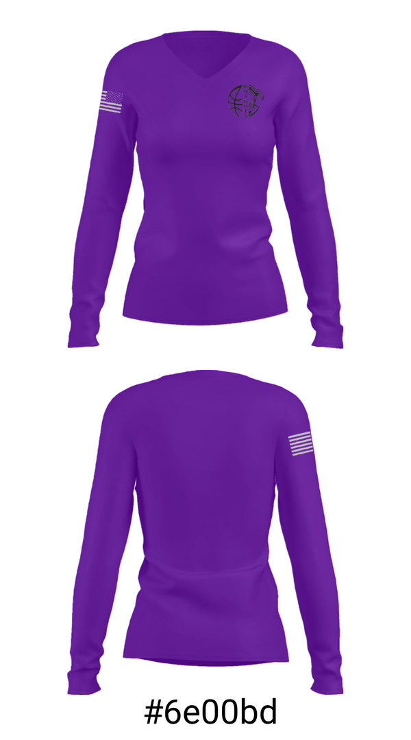 Women's Long Sleeve Vneck Shirt, Shadow Hills Knights, Men's Basketball, Teamtime, Team time, sublimation, custom sports apparel, team uniforms, spirit wear, spiritwear, sports uniforms, custom shirts, team store, custom team store, fundraiser sports, apparel fundraiser