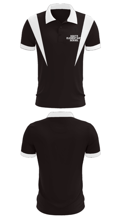 Agate Elementary School 1613283 Short Sleeve Performance Polo - 24