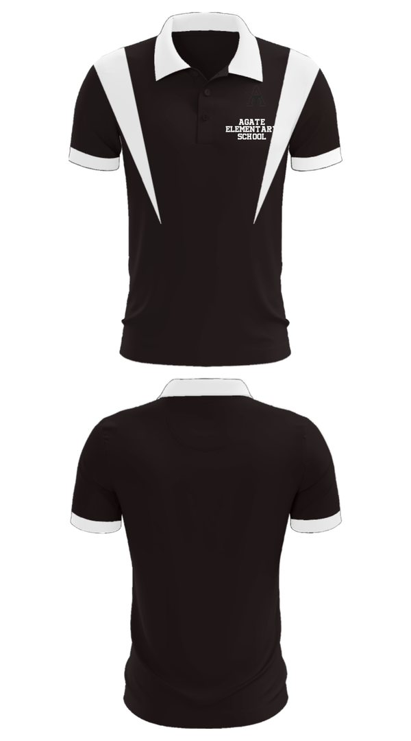 Short Sleeve Performance Polo, Agate Elementary School, Spirit Store, Teamtime, Team time, sublimation, custom sports apparel, team uniforms, spirit wear, spiritwear, sports uniforms, custom shirts, team store, custom team store, fundraiser sports, apparel fundraiser