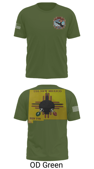 USS New Mexico 56487419 Short Sleeve Performance Shirt - 30