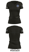 134 Operations Support Squadron 6553246 Women's Short Sleeve V-neck Shirt - 4
