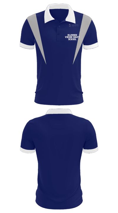 Blessed Virgin Mary School 84924261 Short Sleeve Performance Polo - 24