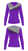 Shadow Hills Knights 54747751 Women's Long Sleeve V-neck Shirt - 29