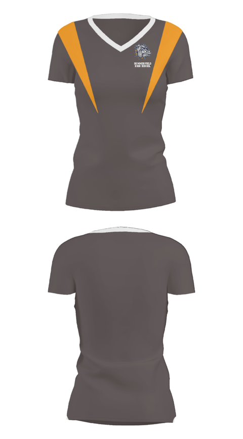 Women's Short Sleeve Vneck Shirt, Summerfield High School, Spirit Store, Teamtime, Team time, sublimation, custom sports apparel, team uniforms, spirit wear, spiritwear, sports uniforms, custom shirts, team store, custom team store, fundraiser sports, apparel fundraiser