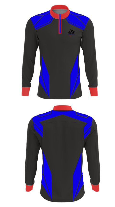 Quarter Zip Jacket, Frontlines 2 Outdoors (F2O), , Teamtime, Team time, sublimation, custom sports apparel, team uniforms, spirit wear, spiritwear, sports uniforms, custom shirts, team store, custom team store, fundraiser sports, apparel fundraiser