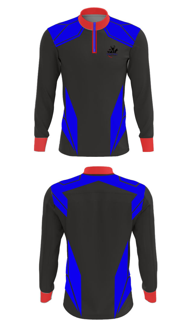 Quarter Zip Jacket, Frontlines 2 Outdoors (F2O), , Teamtime, Team time, sublimation, custom sports apparel, team uniforms, spirit wear, spiritwear, sports uniforms, custom shirts, team store, custom team store, fundraiser sports, apparel fundraiser