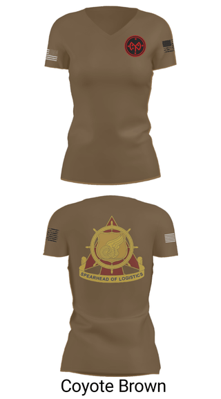 Women's Short Sleeve Vneck Shirt, E co 427th, National Guard, Teamtime, Team time, sublimation, custom sports apparel, team uniforms, spirit wear, spiritwear, sports uniforms, custom shirts, team store, custom team store, fundraiser sports, apparel fundraiser