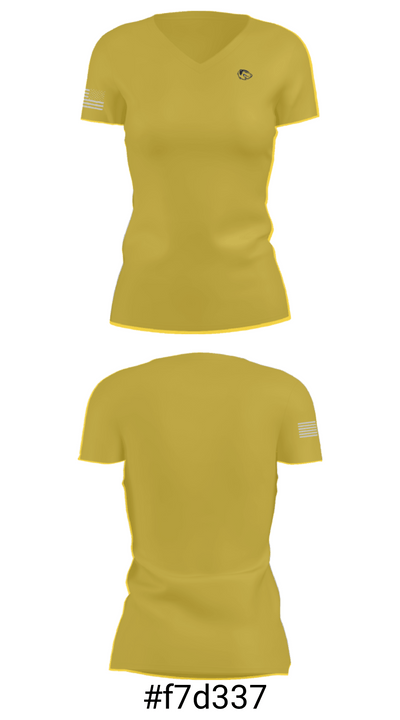 Carver College & Career Academy 10471911 Women's Short Sleeve V-neck Shirt - 21