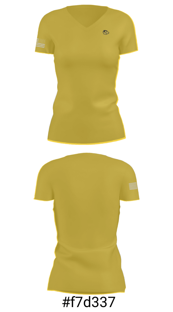 Women's Short Sleeve Vneck Shirt, Carver College & Career Academy, Spirit Store, Teamtime, Team time, sublimation, custom sports apparel, team uniforms, spirit wear, spiritwear, sports uniforms, custom shirts, team store, custom team store, fundraiser sports, apparel fundraiser