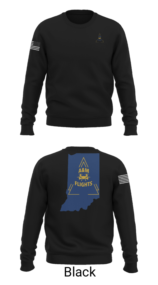 Crew Neck Sweatshirt, A&M FLIGHTS, , Teamtime, Team time, sublimation, custom sports apparel, team uniforms, spirit wear, spiritwear, sports uniforms, custom shirts, team store, custom team store, fundraiser sports, apparel fundraiser