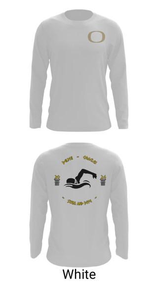Long Sleeve Performance Shirt, Delphi Community High School Swimming, Swimming, Teamtime, Team time, sublimation, custom sports apparel, team uniforms, spirit wear, spiritwear, sports uniforms, custom shirts, team store, custom team store, fundraiser sports, apparel fundraiser