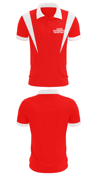 Short Sleeve Performance Polo, Lower Southampton Basketball, Men's Basketball, Teamtime, Team time, sublimation, custom sports apparel, team uniforms, spirit wear, spiritwear, sports uniforms, custom shirts, team store, custom team store, fundraiser sports, apparel fundraiser