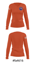 Dr. Ralph H. Baker 21St Century Learning Center 29617930 Women's Long Sleeve V-neck Shirt - 20