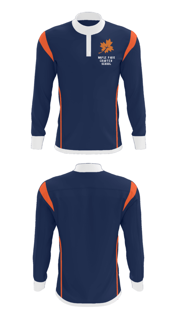 Quarter Zip Jacket, Maple Park Charter School, Spirit Store, Teamtime, Team time, sublimation, custom sports apparel, team uniforms, spirit wear, spiritwear, sports uniforms, custom shirts, team store, custom team store, fundraiser sports, apparel fundraiser