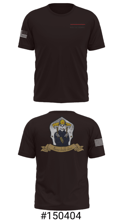 Red Line Mobile Axe Throwing 75513629 Short Sleeve Performance Shirt - 19
