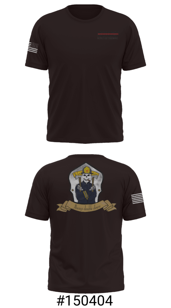 Short Sleeve Performance Shirt, Red Line Mobile Axe Throwing, , Teamtime, Team time, sublimation, custom sports apparel, team uniforms, spirit wear, spiritwear, sports uniforms, custom shirts, team store, custom team store, fundraiser sports, apparel fundraiser