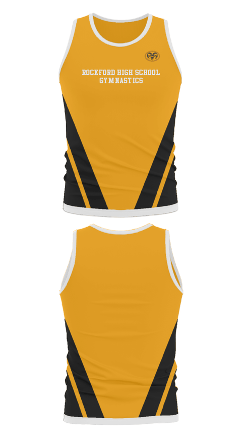Tank Top, Rockford High School Gymnastics, Spirit Store, Teamtime, Team time, sublimation, custom sports apparel, team uniforms, spirit wear, spiritwear, sports uniforms, custom shirts, team store, custom team store, fundraiser sports, apparel fundraiser