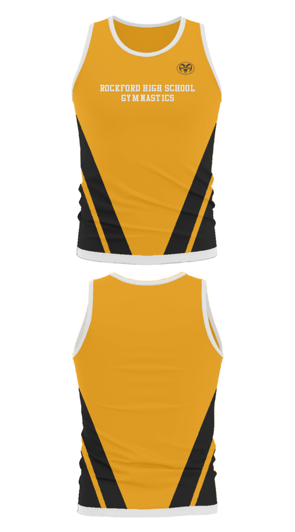 Tank Top, Rockford High School Gymnastics, Spirit Store, Teamtime, Team time, sublimation, custom sports apparel, team uniforms, spirit wear, spiritwear, sports uniforms, custom shirts, team store, custom team store, fundraiser sports, apparel fundraiser