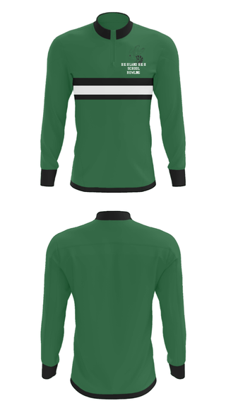 Quarter Zip Jacket, Highland High School Bowling, Bowling, Teamtime, Team time, sublimation, custom sports apparel, team uniforms, spirit wear, spiritwear, sports uniforms, custom shirts, team store, custom team store, fundraiser sports, apparel fundraiser