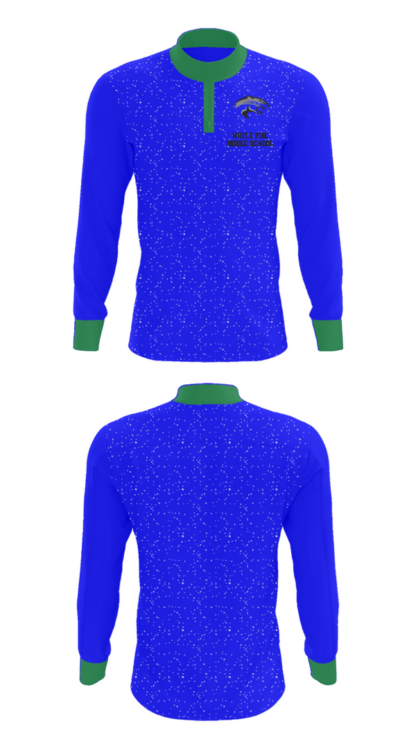 Quarter Zip Jacket, White Pine Middle School, Spirit Store, Teamtime, Team time, sublimation, custom sports apparel, team uniforms, spirit wear, spiritwear, sports uniforms, custom shirts, team store, custom team store, fundraiser sports, apparel fundraiser