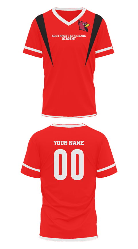 Mens Soccer Jersey, Southport 6Th Grade Academy, Spirit Store, Teamtime, Team time, sublimation, custom sports apparel, team uniforms, spirit wear, spiritwear, sports uniforms, custom shirts, team store, custom team store, fundraiser sports, apparel fundraiser