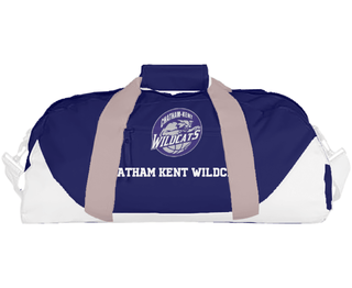 Duffle Bag, Chatham Kent Wildcats, Men's Basketball, Teamtime, Team time, sublimation, custom sports apparel, team uniforms, spirit wear, spiritwear, sports uniforms, custom shirts, team store, custom team store, fundraiser sports, apparel fundraiser