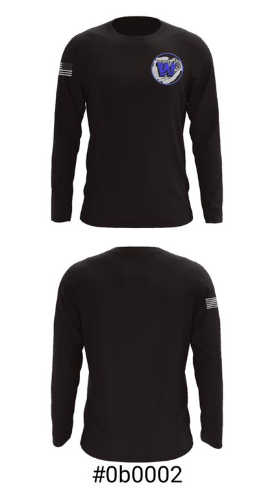 Oshkosh West High School 43699685 Long Sleeve Performance Shirt - 18