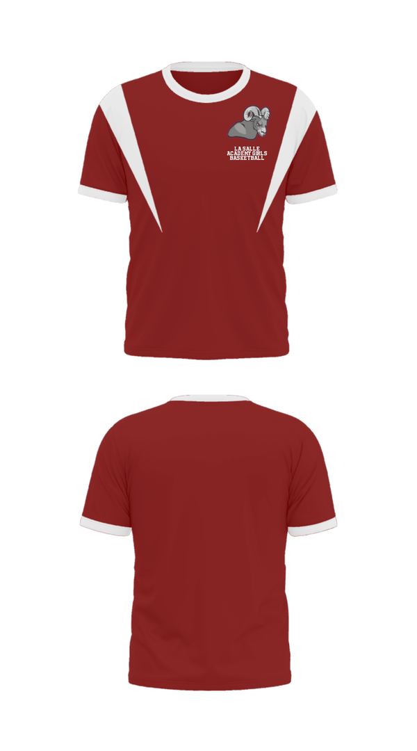 Short Sleeve Performance Shirt, La Salle Academy Girls Basketball, Women's Basketball, Teamtime, Team time, sublimation, custom sports apparel, team uniforms, spirit wear, spiritwear, sports uniforms, custom shirts, team store, custom team store, fundraiser sports, apparel fundraiser