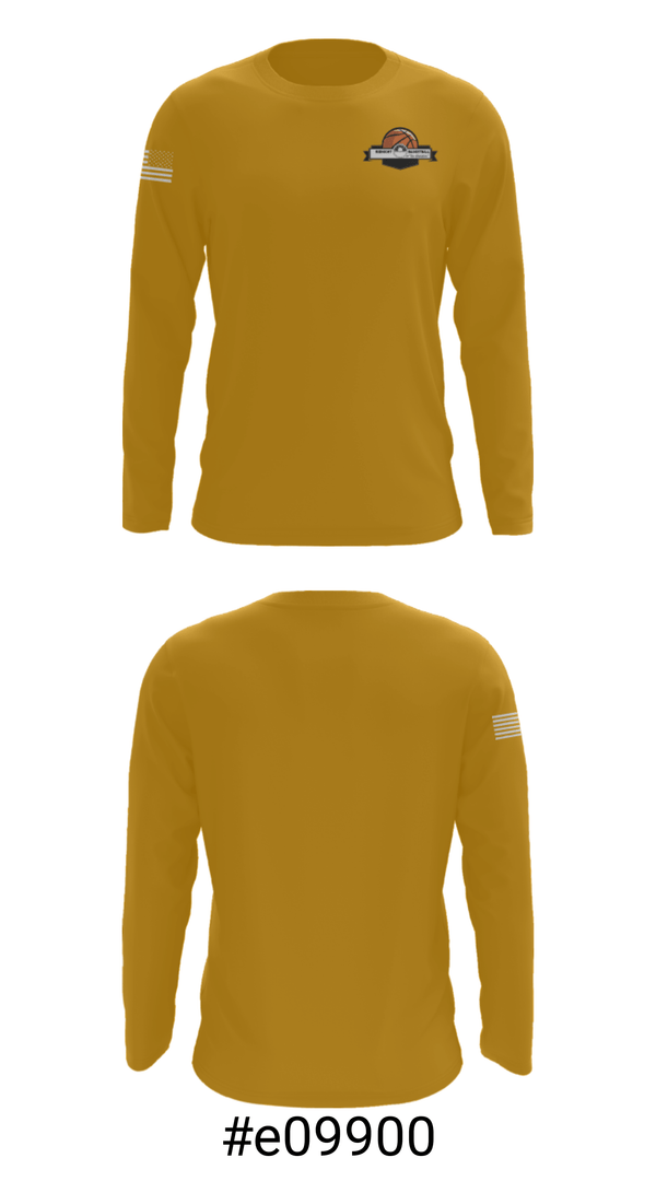 Long Sleeve Performance Shirt, Midnight Basketball, Men's Basketball, Teamtime, Team time, sublimation, custom sports apparel, team uniforms, spirit wear, spiritwear, sports uniforms, custom shirts, team store, custom team store, fundraiser sports, apparel fundraiser
