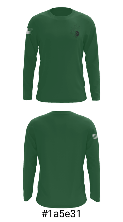 Highland High School Bowling 44763989 Long Sleeve Performance Shirt - 18