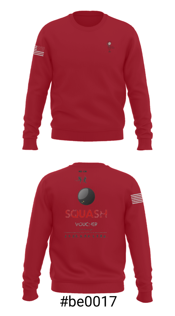 Crew Neck Sweatshirt, Cambridge Squash, Tennis, Teamtime, Team time, sublimation, custom sports apparel, team uniforms, spirit wear, spiritwear, sports uniforms, custom shirts, team store, custom team store, fundraiser sports, apparel fundraiser
