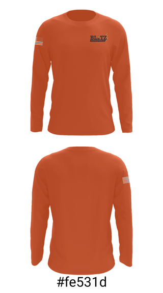 Long Sleeve Performance Shirt, Blitz Basketball, Men's Basketball, Teamtime, Team time, sublimation, custom sports apparel, team uniforms, spirit wear, spiritwear, sports uniforms, custom shirts, team store, custom team store, fundraiser sports, apparel fundraiser