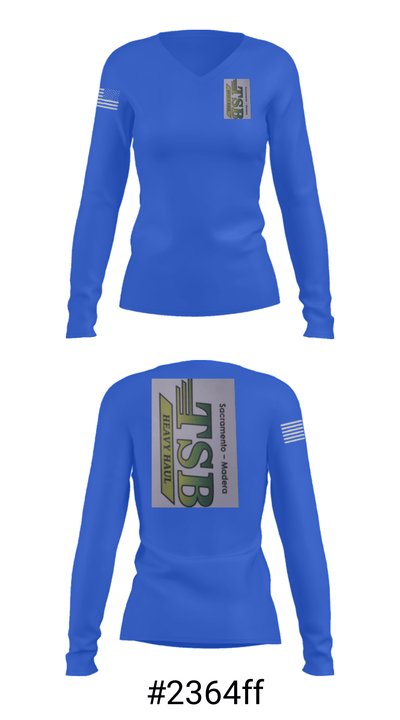 Tsb heavy haul 51747559 Women's Long Sleeve V-neck Shirt - 19