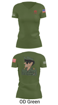 LEGION EXTRANJERA USA 15035615 Women's Short Sleeve V-neck Shirt - 28