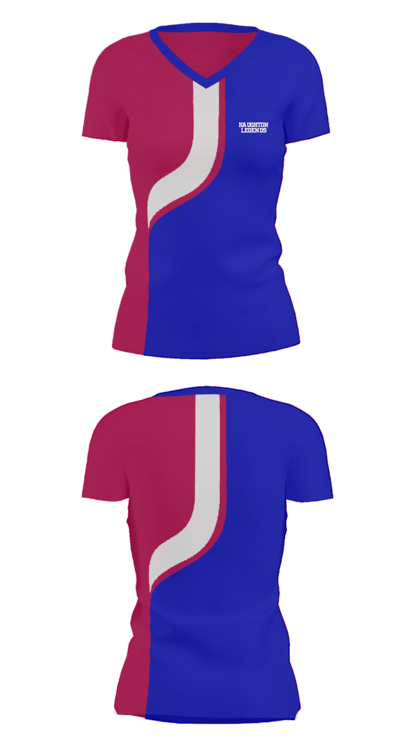 Women's Short Sleeve Vneck Shirt, Haughton Legends, Softball, Teamtime, Team time, sublimation, custom sports apparel, team uniforms, spirit wear, spiritwear, sports uniforms, custom shirts, team store, custom team store, fundraiser sports, apparel fundraiser