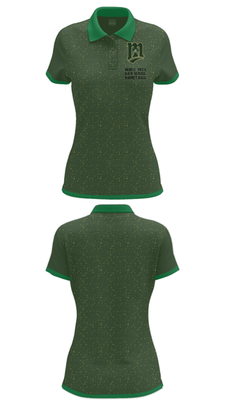Women's Short Sleeve Performance Polo, Monte Vista High School Basketball, Women's Basketball, Teamtime, Team time, sublimation, custom sports apparel, team uniforms, spirit wear, spiritwear, sports uniforms, custom shirts, team store, custom team store, fundraiser sports, apparel fundraiser