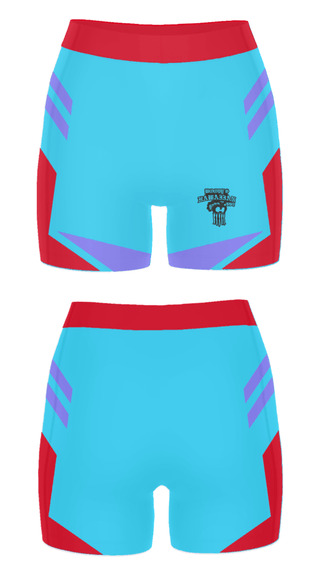 Women's Compression Shorts, Woodys Hawaiian bbq, , Teamtime, Team time, sublimation, custom sports apparel, team uniforms, spirit wear, spiritwear, sports uniforms, custom shirts, team store, custom team store, fundraiser sports, apparel fundraiser