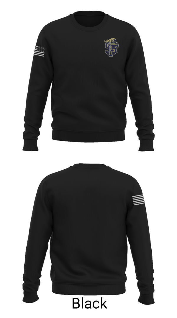 Crew Neck Sweatshirt, Sumner-Fredericksburg High School Basketball, Women's Basketball, Teamtime, Team time, sublimation, custom sports apparel, team uniforms, spirit wear, spiritwear, sports uniforms, custom shirts, team store, custom team store, fundraiser sports, apparel fundraiser