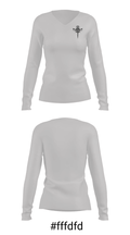 CONFLICTED RECORDS 65697530 Women's Long Sleeve V-neck Shirt - 20