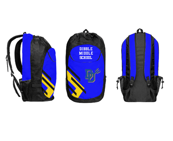 Gear Bag, Dibble Middle School, Spirit Store, Teamtime, Team time, sublimation, custom sports apparel, team uniforms, spirit wear, spiritwear, sports uniforms, custom shirts, team store, custom team store, fundraiser sports, apparel fundraiser