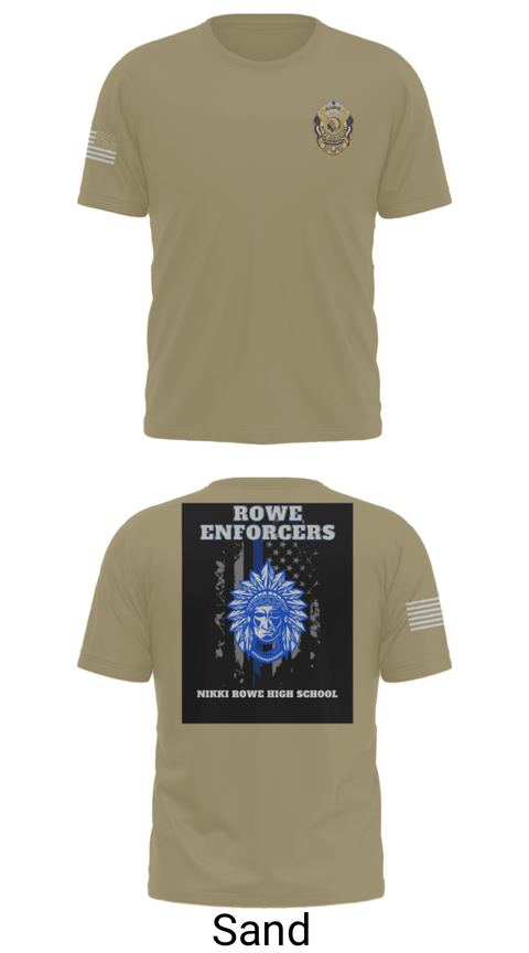 Short Sleeve Performance Shirt, Rowe Enforcers, Police, Teamtime, Team time, sublimation, custom sports apparel, team uniforms, spirit wear, spiritwear, sports uniforms, custom shirts, team store, custom team store, fundraiser sports, apparel fundraiser