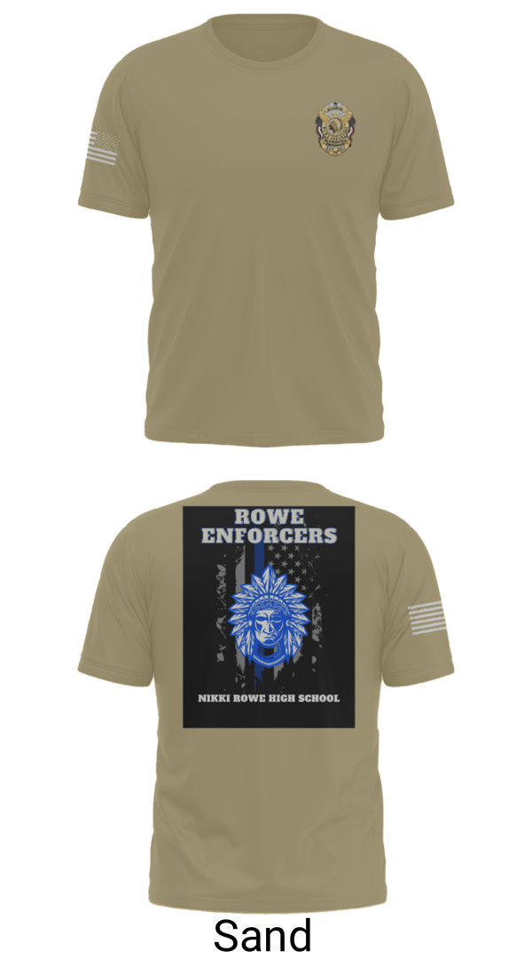 Short Sleeve Performance Shirt, Rowe Enforcers, Police, Teamtime, Team time, sublimation, custom sports apparel, team uniforms, spirit wear, spiritwear, sports uniforms, custom shirts, team store, custom team store, fundraiser sports, apparel fundraiser