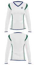 Pine Creek High School Basketball 66503429 Women's Long Sleeve V-neck Shirt - 36